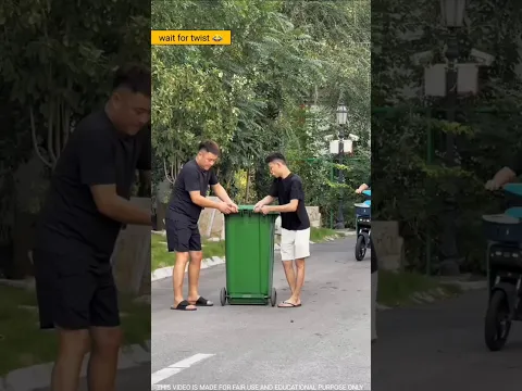 Dustbin Prank ~ 🤣😊 mini wood toy-wood working art skill wood / hand craft #shorts