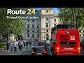 London Bus Route 24 Pimlico To Hampstead Heath Via Westminster Camden Trafalgar Square 4K R