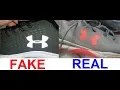 Real vs fake Under Armour sneakers How to spot fake Under Armour