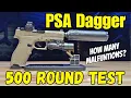 PSA Dagger Full Size 500 Round Review