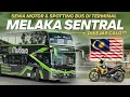 Kotanya Bersih, Pengendaranya Tertib! Rental Motor Keliling Kota \u0026 Terminal MELAKA SENTRAL, MALAYSIA