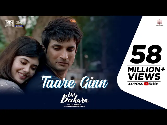 Taare Ginn Lyrics Dil Bechara Taare Ginn Lyrics Dil Bechara