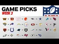 Week 3 Game Picks