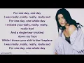 One Whole Day - Dixie D'Amelio (Lyrics) Feat. Wiz Khalifa