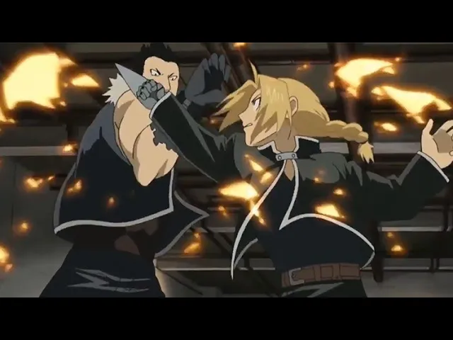 Edward Vs. Greed || Full Fight ( Full metal alchemist )