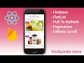 How To Create React Native Firestore FlatList Pull To Refresh Pagination Infinite Scroll