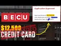 12 500 BECU Credit Card Approval - NO DOCS
