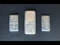 ABC Bullion Cast Bar Silver Comparison 10oz to 1kg