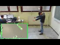 Skeleton tracking using a Microsoft Kinect for visualization in HTC Vive VR glasses