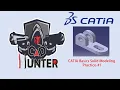 Catia Basic Solid Modelling Practice with Drafting Details - CAD HUNTER