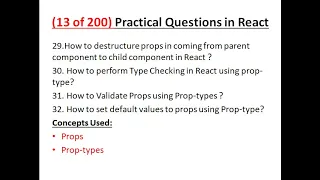 Part 13 - Reactjs interview questions and Answers Reactjs tutorial