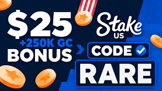 Stake US Promo Code "RARE" — Get $25 Stake Cash & 250K Gold Coins! (2026)