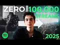 How to get your first 100,000 streams on Spotify in 2025 (EASY MODE)
