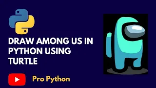 draw among us character using turtle in python