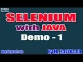 SELENIUM with JAVA tutorials Demo - 1 by Mr Ravi Kanth On 12-02-2020