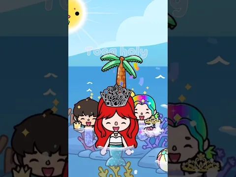 friendship between a human and a poor mermaid🧜🏻‍♀️ #tocaboca #tocalifeworld