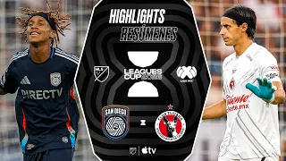 San Diego FC vs Club Tijuana Leagues Cup Full Match Highlights