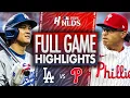 Download Lagu Los Angeles Dodgers vs Philadelphia Phillies - GAME 2 FULL HIGHLIGHTS | October 6, 2025 MLB Playoffs