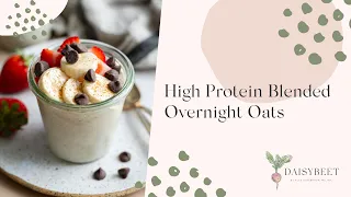 Blended Overnight Oats Recipe