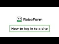 How to log in to a site