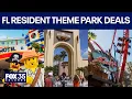 New theme park ticket deals for Florida residents