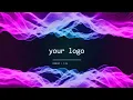 Particle Waves Free visualizer template for After Effects