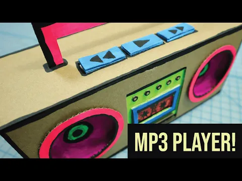 Download MP3 DIY Cardboard 90's Boom Box - Plays MP3s!