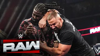 Oba Femi and Bron Breakker MAUL each other during contract signing: Raw highlights, Aug. 24, 2026