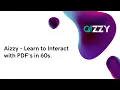 Unleash Interactivity in PDFs Simplify Your Daily Routine with Aizzy