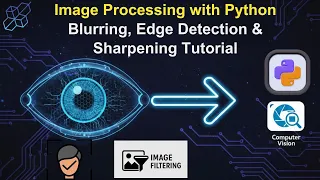 Image Processing with Python Blurring Edge Detection Sharpening Tutorial