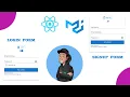 Design a SignUp and Login Form with Validation Material UI React Part 4