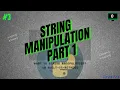 STRING MANIPULATION PART 1 Class 11 Python String Bult-in-Functions