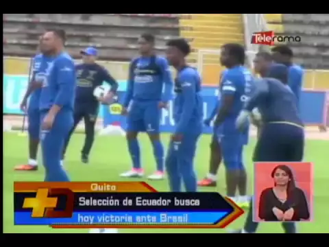 Selección de Ecuador busca hoy victoria ante Brasil