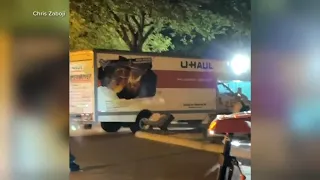 U-Haul truck crashes into barriers near White House