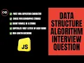 5 Powerful String Interview Questions in JavaScript DSA Interview Questions to
