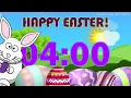 4 Minute Happy Easter Countdown Timer - Bunny and Eggs