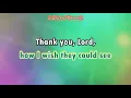 Thank You, Lord, For Your Blessings "KARAOKE" Key : C (For Girls)