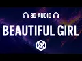 Download Lagu Dame Dame, Jordan Rys - Beautiful Girls | 8D Audio 🎧
