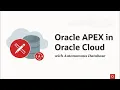 Create and run Oracle Apex Instance With Autonomous Database on oracle clod infrastructure OCI