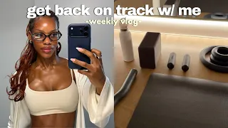 productive day in my life 🌱 getting back in routine, chaotic girl chat, workouts & running errands