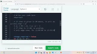 Time Conversion HackerRank Python