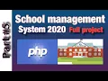How to Create School Management System Part 5 Class INSERT UPDATE DELETE with Modal PopUp