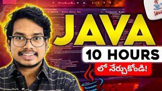 Java Full Course in Telugu Java in 10 Hours Java Tutorials for Beginners Java in Telugu Java