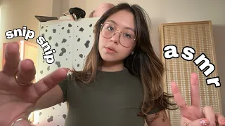 ASMR Fast Haircut and Massage Roleplay Propless Hand Ring Sounds