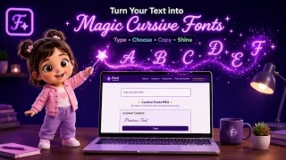 Create Beautiful Cursive Fonts in One Click Free Cursive Font Generator www fontgenrator com