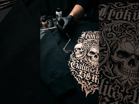 He Uses Bleach to Create Insane Gothic Art! 😳