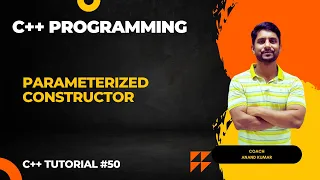 Parameterized Constructor in C C Programming in Hindi