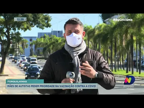 Mães de autistas pedem prioridade na vacinação contra a covid-19 em Forquilhinha