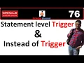 Apps Technical 76 Statement level Trigger and Instead of Trigger on View in PLSQL