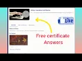 python Foundation Certificate answers from infosys springboard